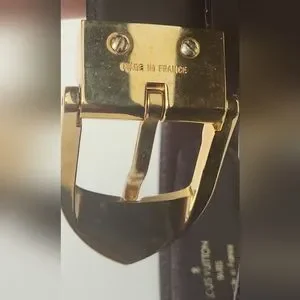 ?LOUIS VUITTON 1Bordeaux Taiga Leather Ceinture Belt?GENDERLESS/resized Louis Vuitton | Accessories | Louis Vuitton Bordeaux Taiga  main image 4